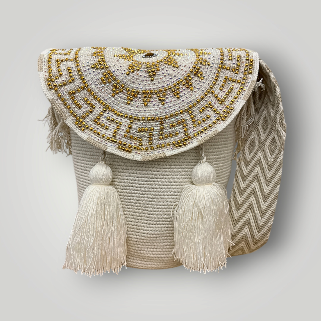 Fusa Wayuu Bag White