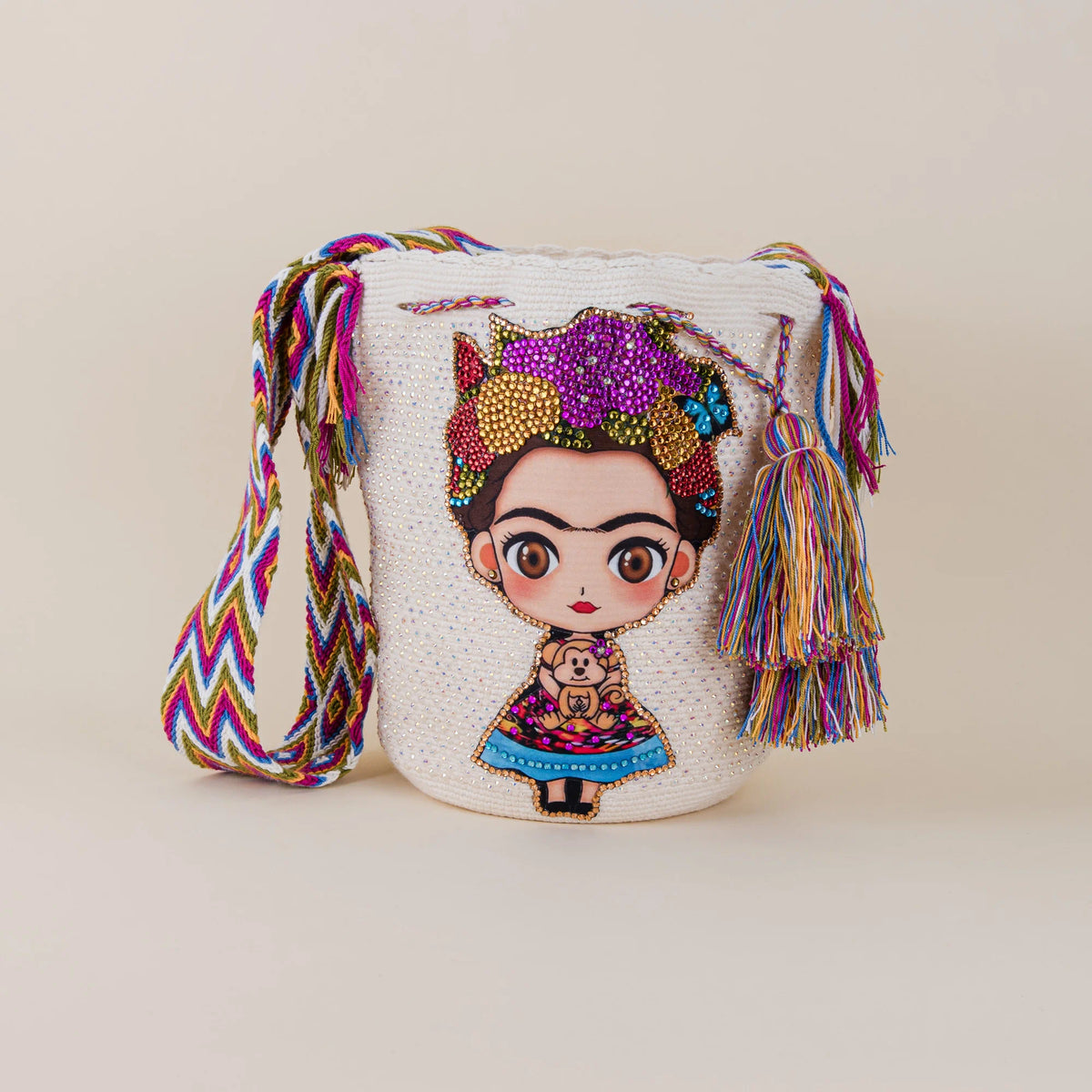 Frida Wayuu Mochila – Authentic Handwoven Bags with Vibrant Tradition and Style