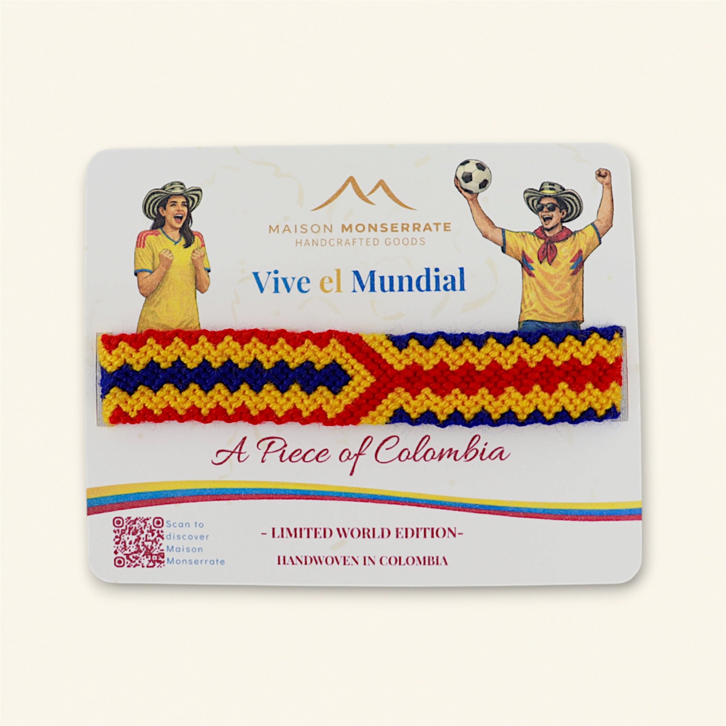 Vive el Mundial Bracelet | Limited World Edition | Maison Monserrate