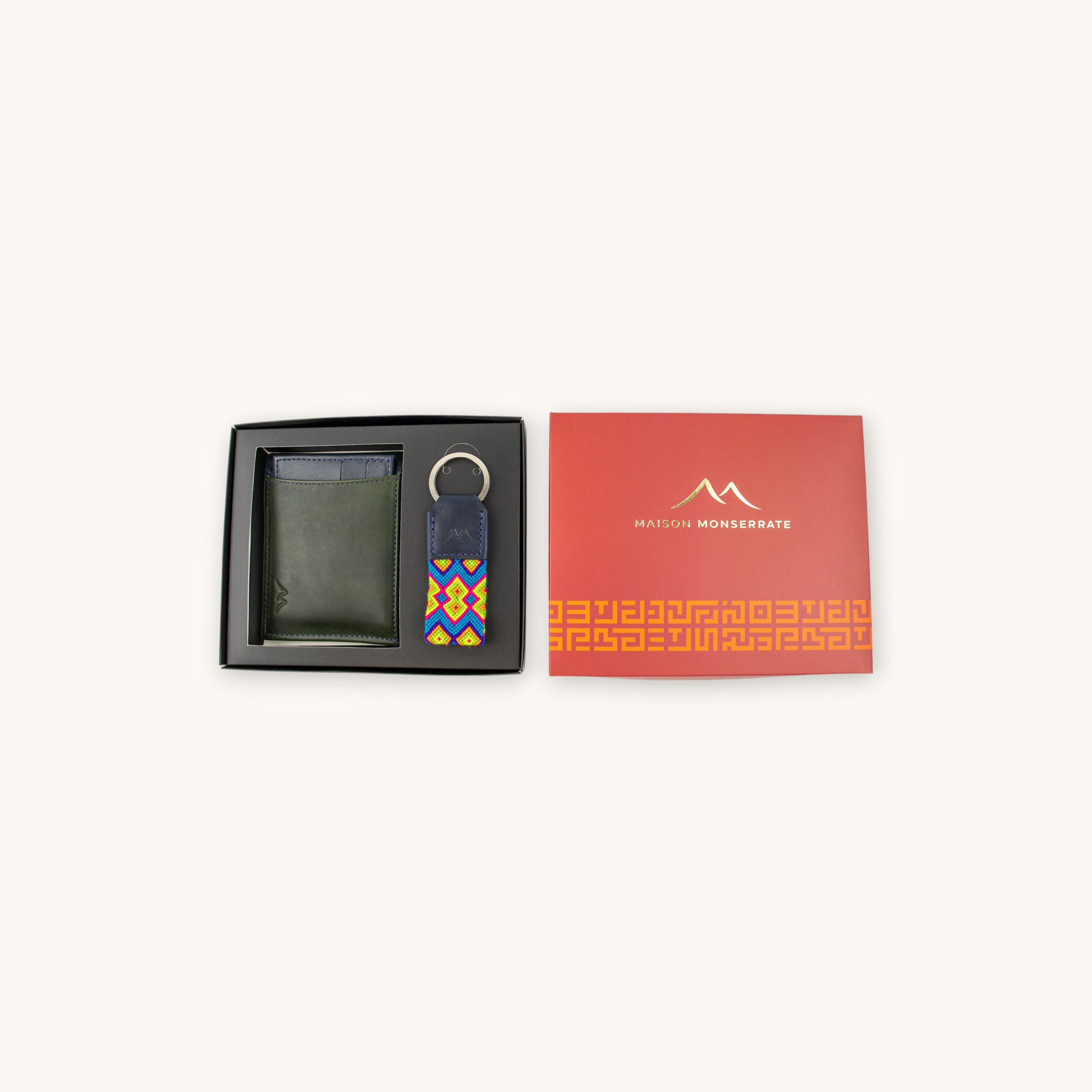 Cumbre Wallet | Sliding 2-in-1 Personalized Leather Wallet | Maison Monserrate