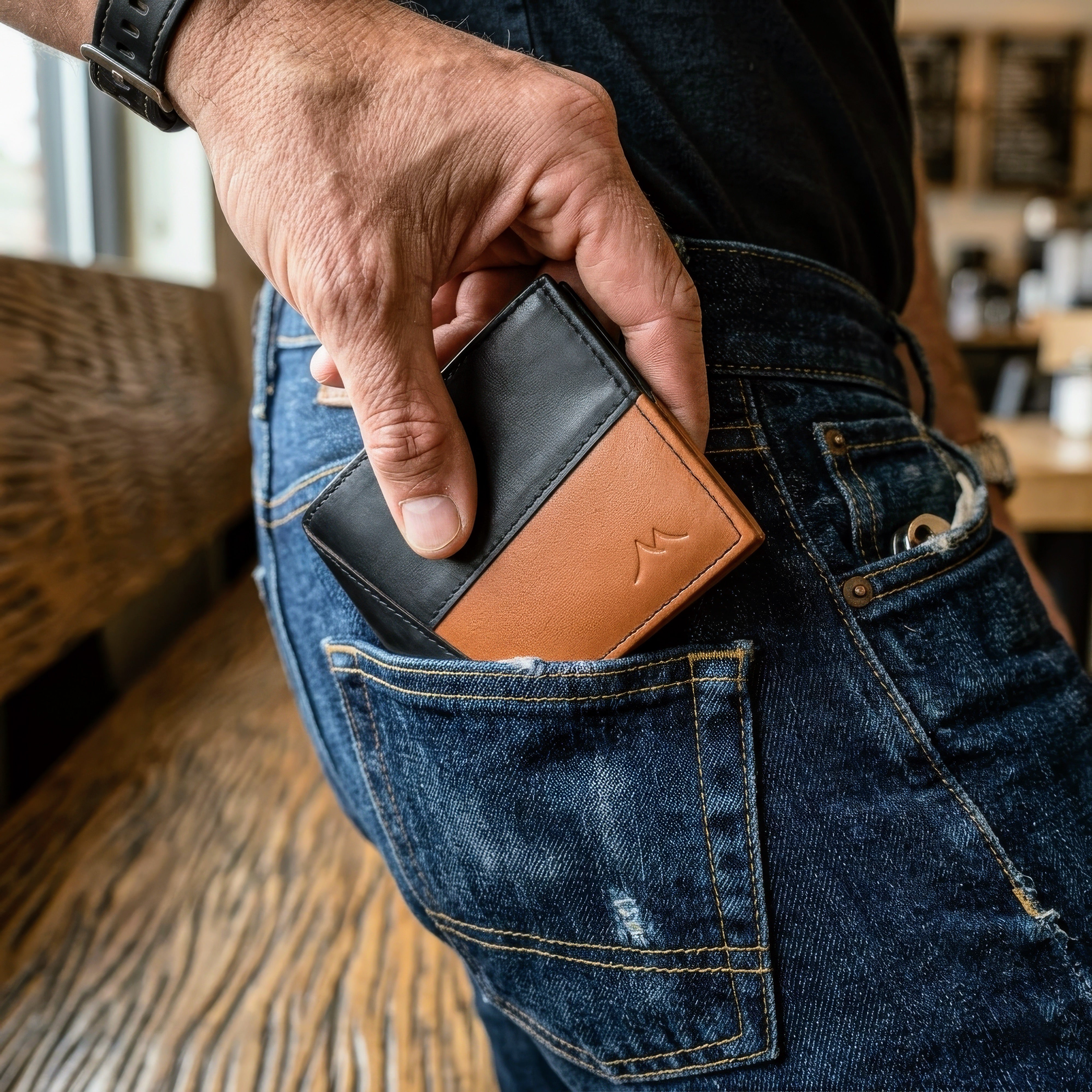 Maison Monserrate Personalized Leather Wallet