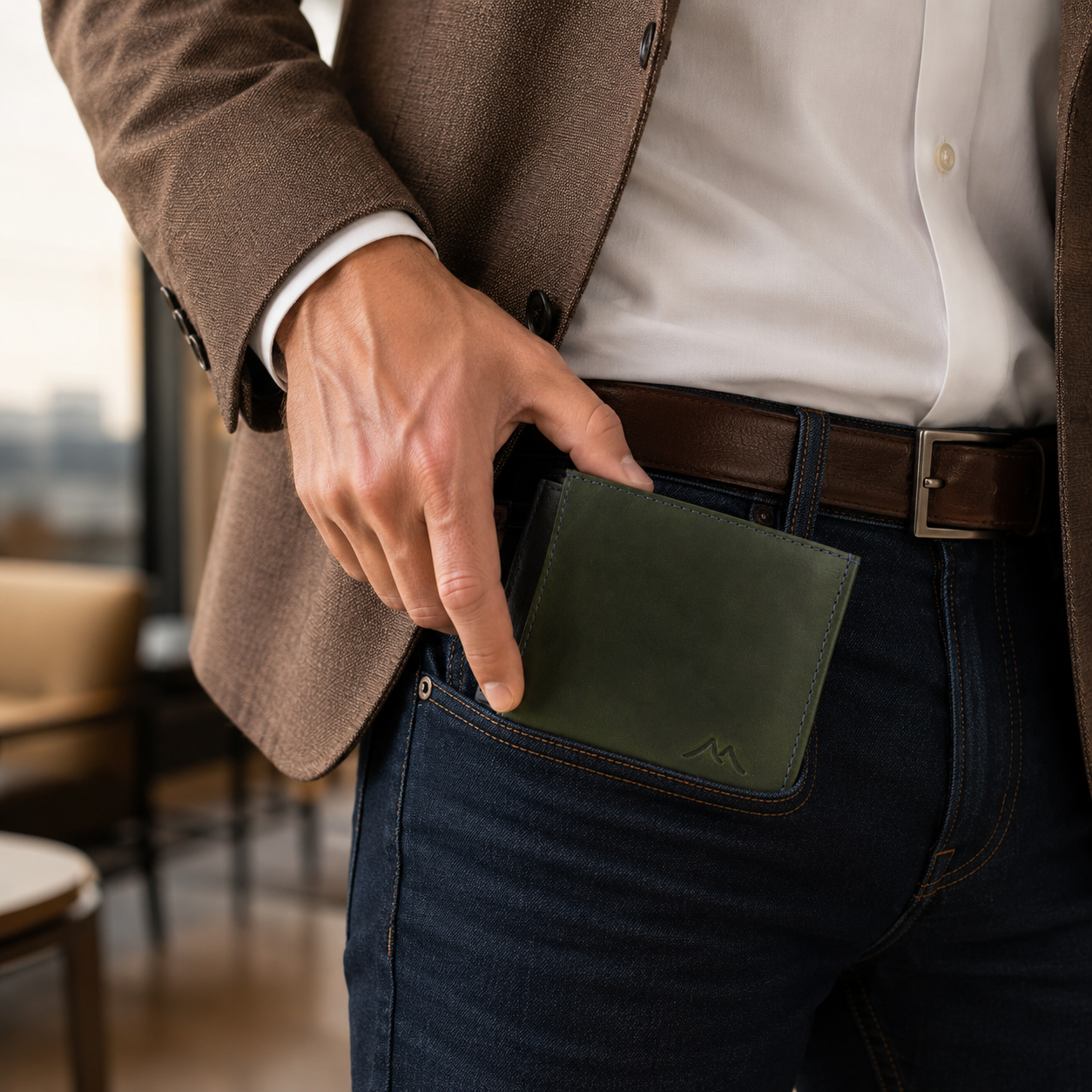 Cumbre Wallet | Sliding 2-in-1 Personalized Leather Wallet | Maison Monserrate
