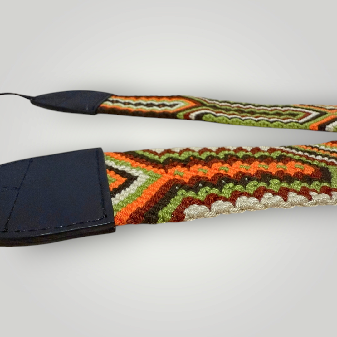 Ubaté Camera Strap Wayuu Handcrafted Authentic Wayuu Strap for Your Camera