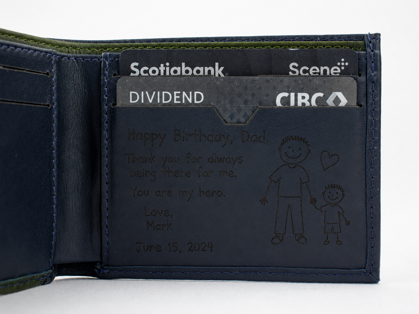Cumbre Wallet | Sliding 2-in-1 Personalized Leather Wallet | Maison Monserrate