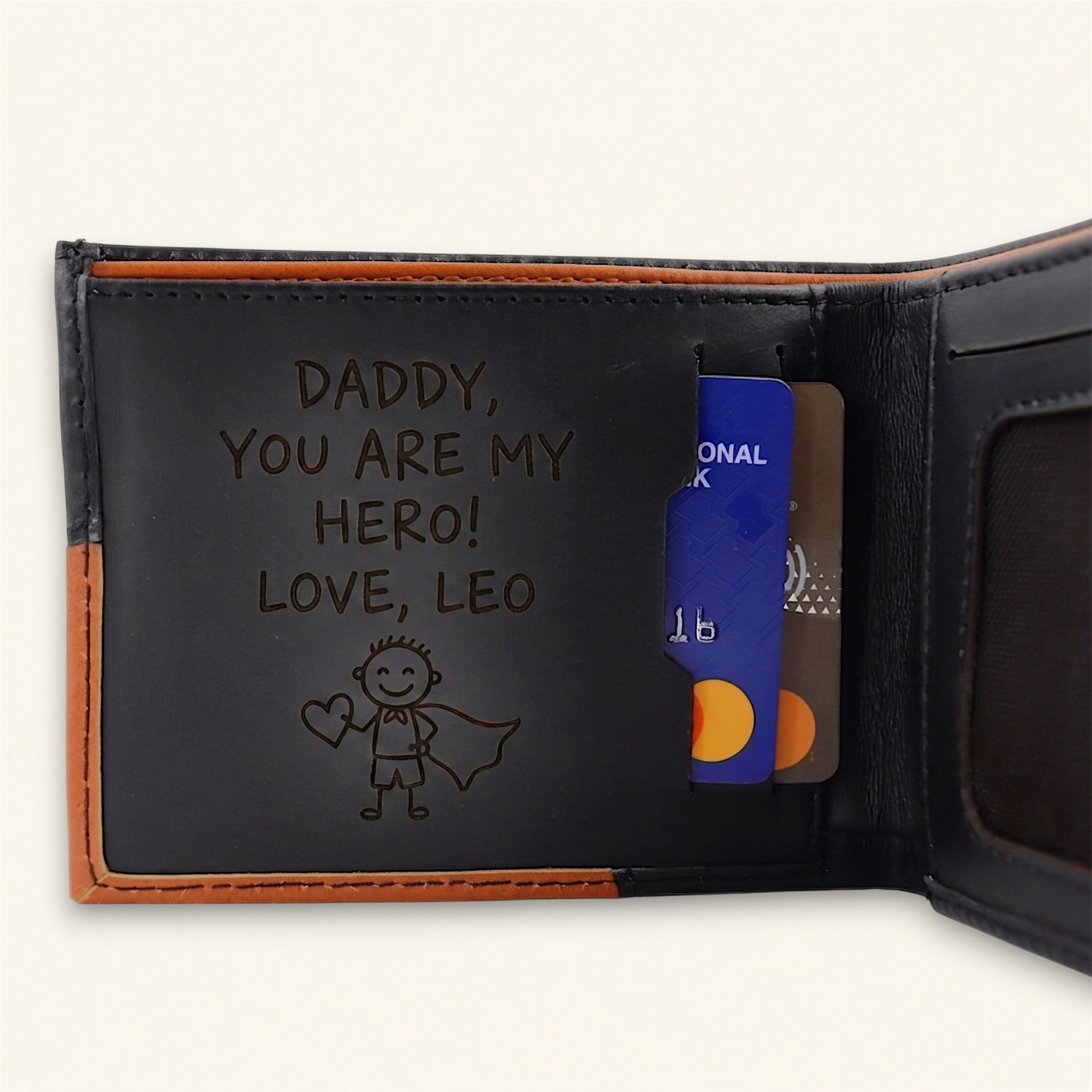 Maison Monserrate Personalized Leather Wallet