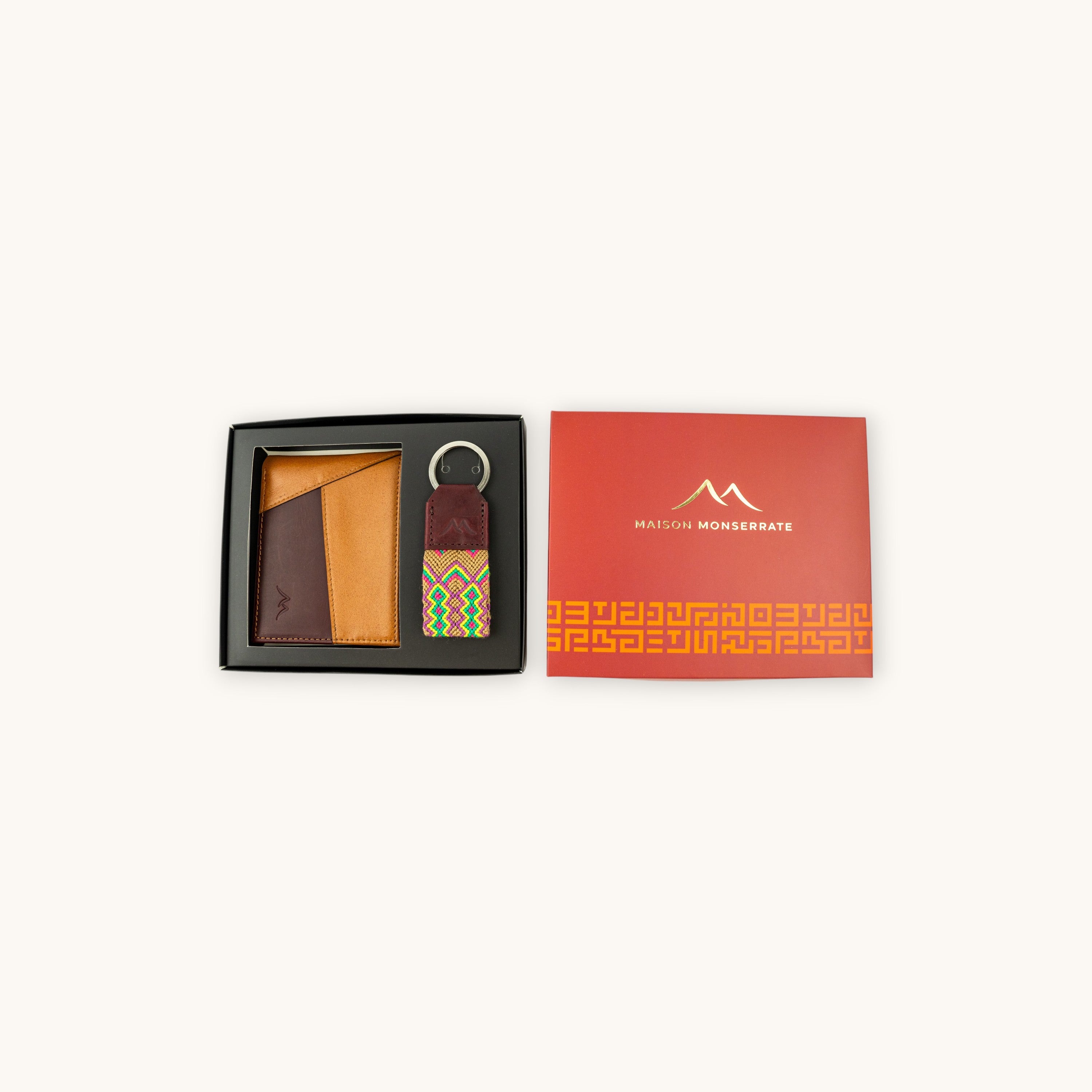 Cordillera Wallet | Geometric Leather Wallet | Maison Monserrate