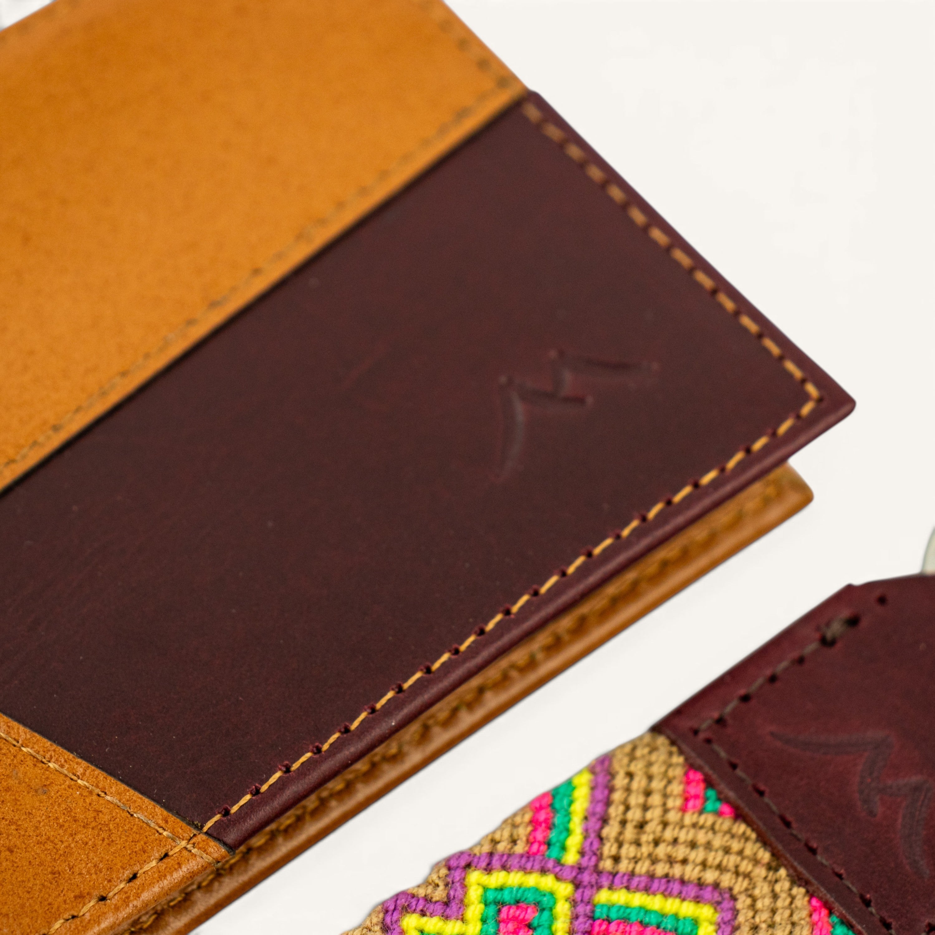 Cordillera Wallet | Geometric Leather Wallet | Maison Monserrate