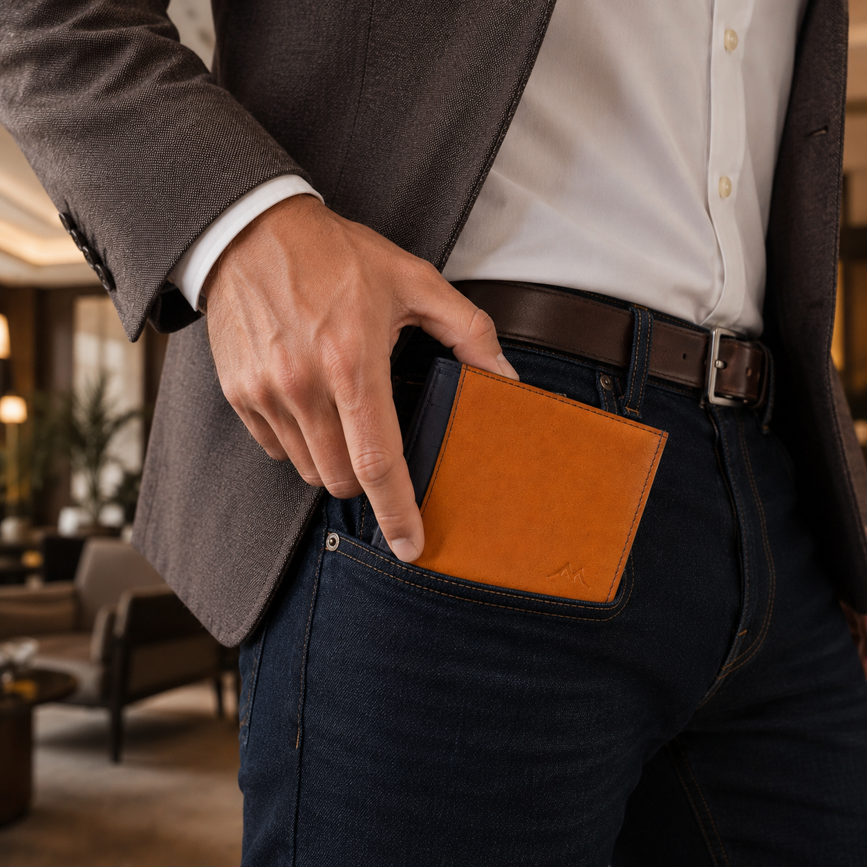 Andes Wallet | Sliding 2-in-1 Personalized Leather Wallet | Maison Monserrate